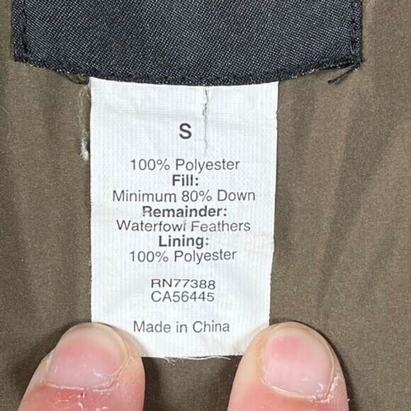 J.Crew Jacket Womens Small Green Excursion Quilted Down 48592 - Picture 8 of 10